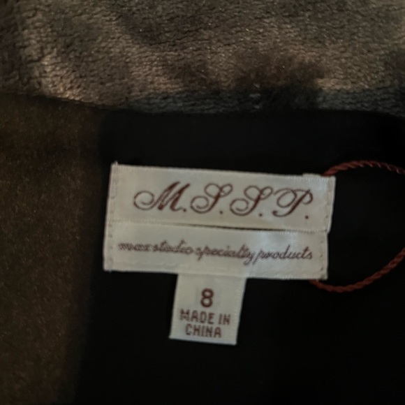 Max Studio MSSP Embroidered Sequined Black Cocktail Dress. Size 8  NWT - Picture 6 of 8